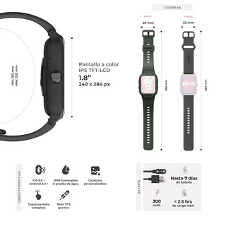 Foto 4 | Smartwatch Binden Era Xtream X1 Verde