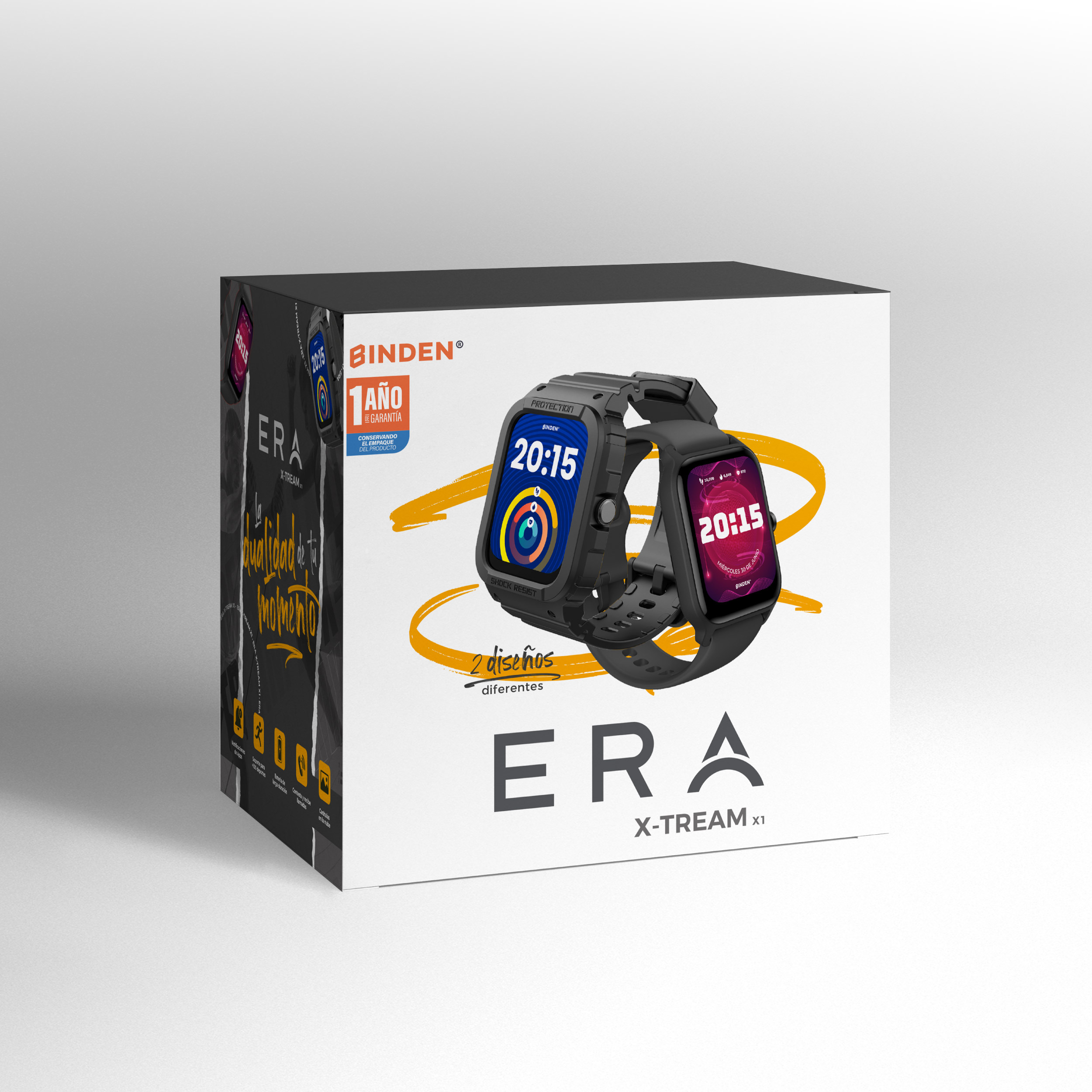 Foto 6 pulgar | Smartwatch Binden Era Xtream X1 Negro