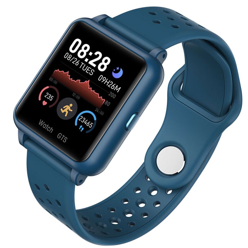 Foto 4 pulgar | Smartwatch Fralugio  Multi Touch P8 Plus Azul