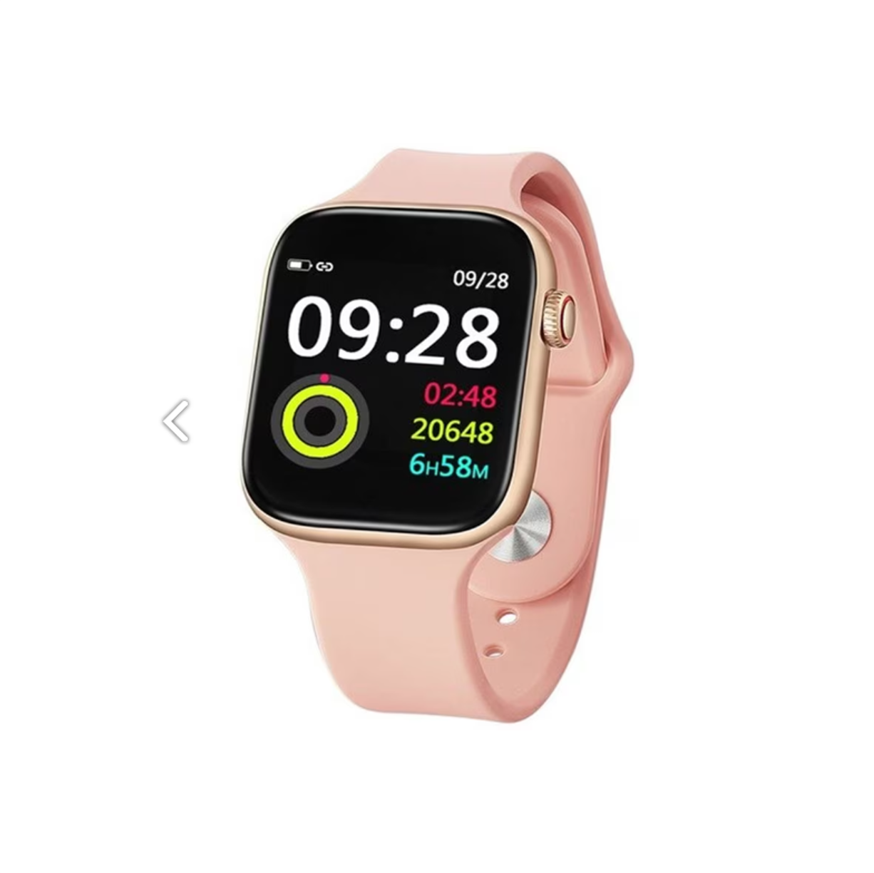 Foto 2 | Smartwatch Fralugio Full Touch Notificaciones W4 Rosa