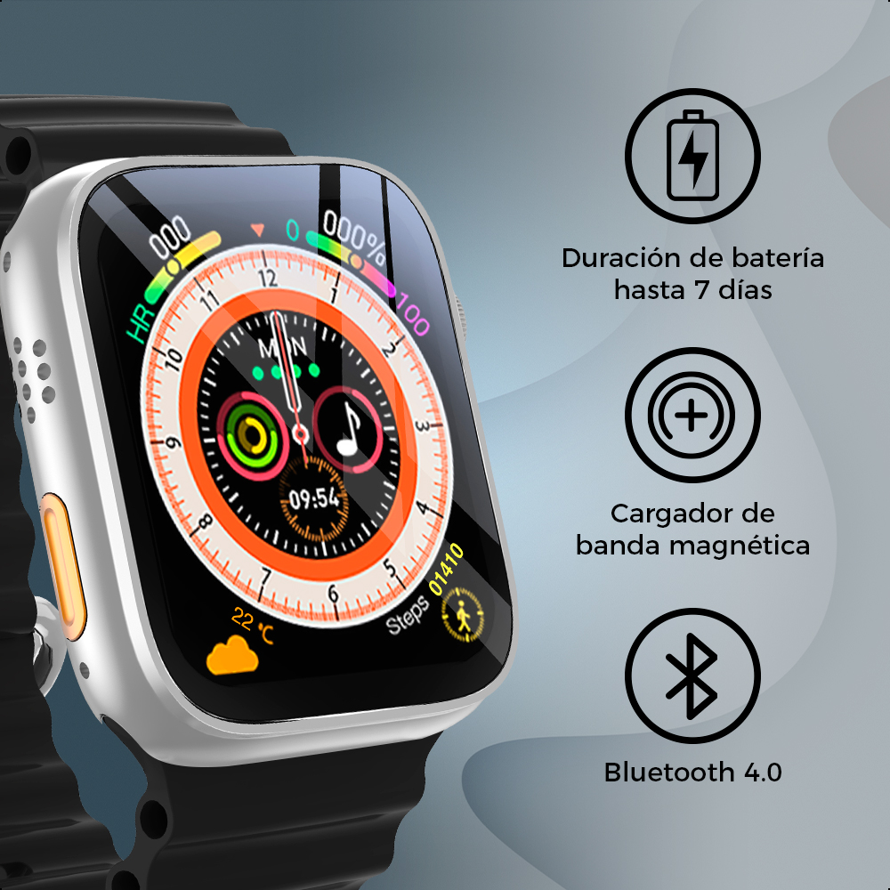 Foto 6 pulgar | Smartwatch Ginga Ip67 color Negro