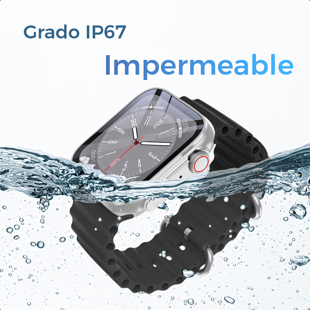 Foto 7 pulgar | Smartwatch Ginga Ip67 color Negro