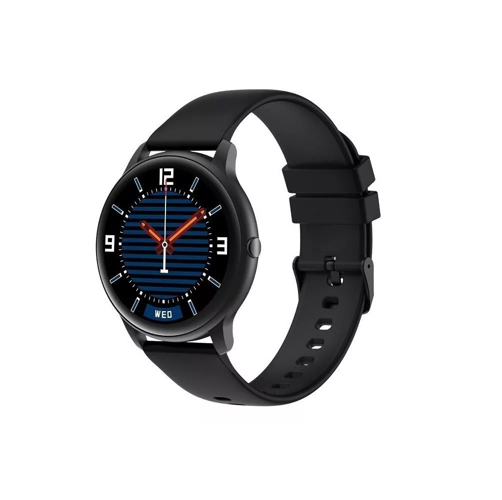 Reloj Smartwatch Malla De Silicona color Negro