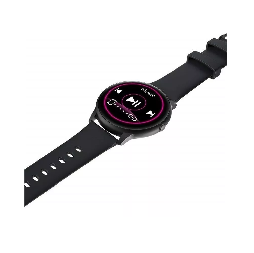 Foto 5 pulgar | Reloj Smartwatch Malla De Silicona color Negro