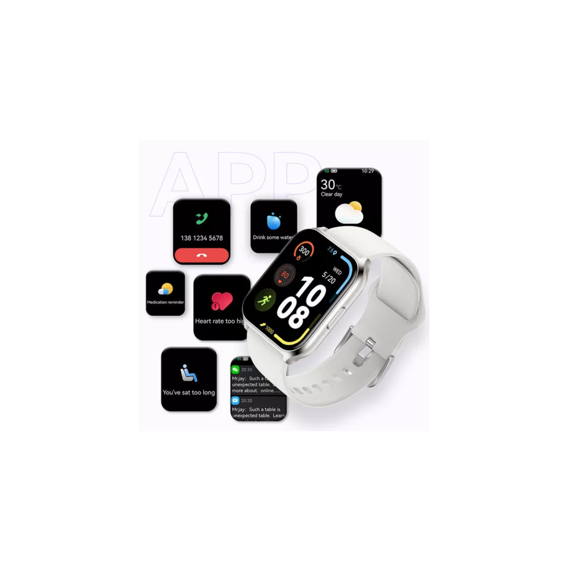 Foto 4 | Smartwatch Haylou 2 Pro Ip68 Gris
