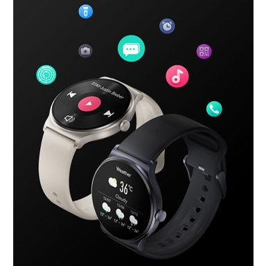 Foto 4 | Reloj Inteligente Haylou Youpin con Medición de Ritmo Cardíaco y Oxígeno - Azul Oscuro