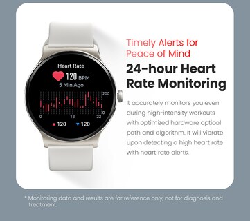 Foto 3 | Reloj Inteligente Haylou Xiaomi con Medición de Ritmo Cardíaco y Oxígeno - Blanco