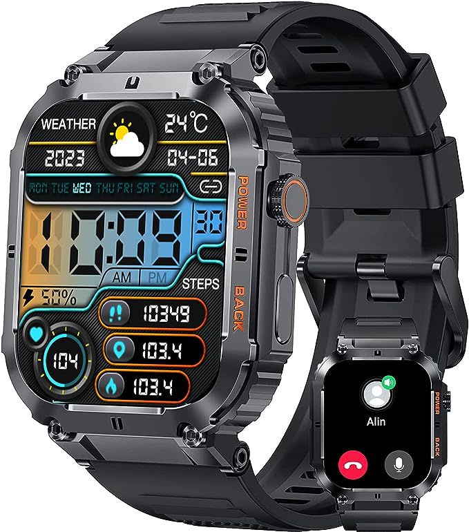 Smartwatch Kaclut Negro Full HD