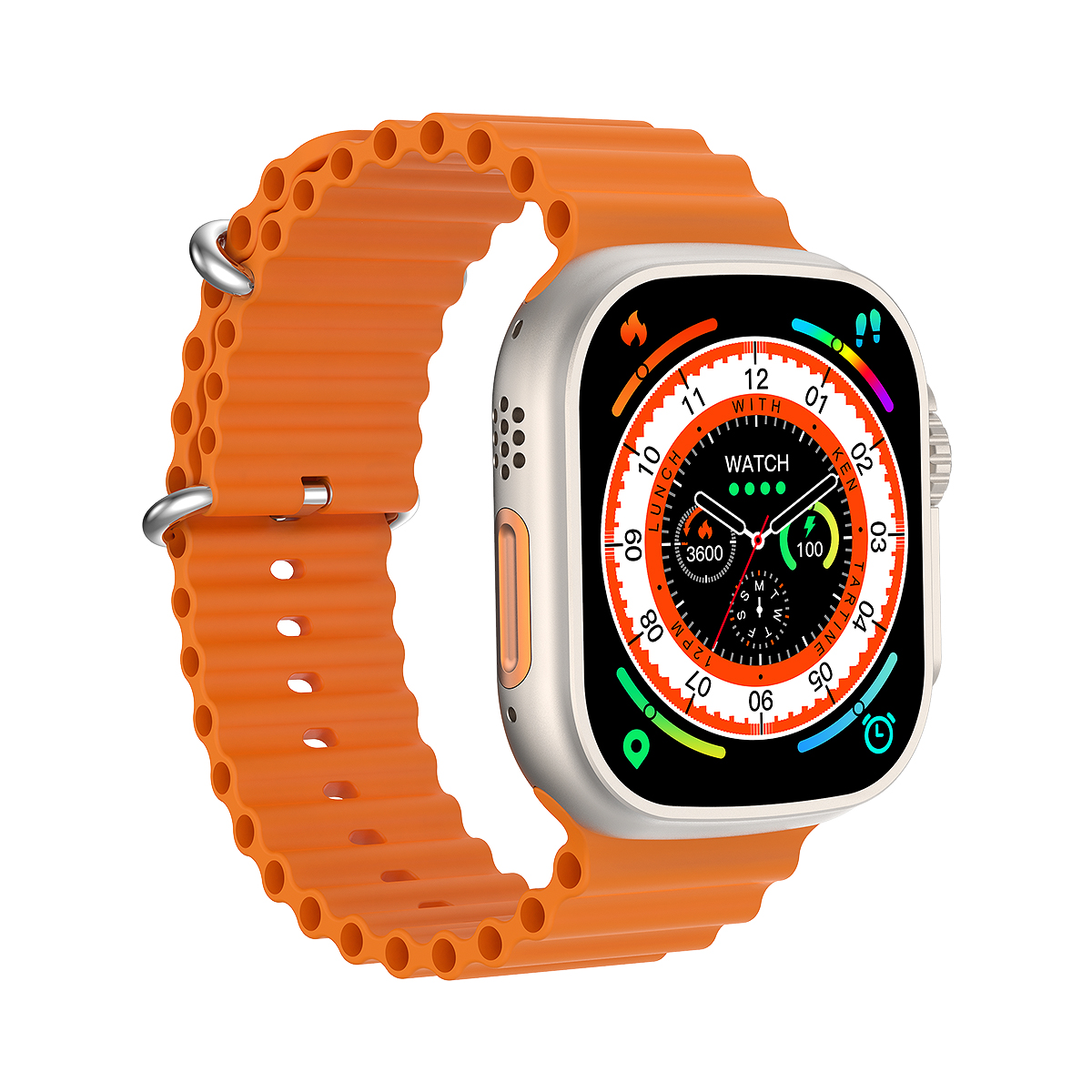 Foto 3 pulgar | Venta Internacional-Smartwatch Balnore 68U color Naranja con Bluetooth
