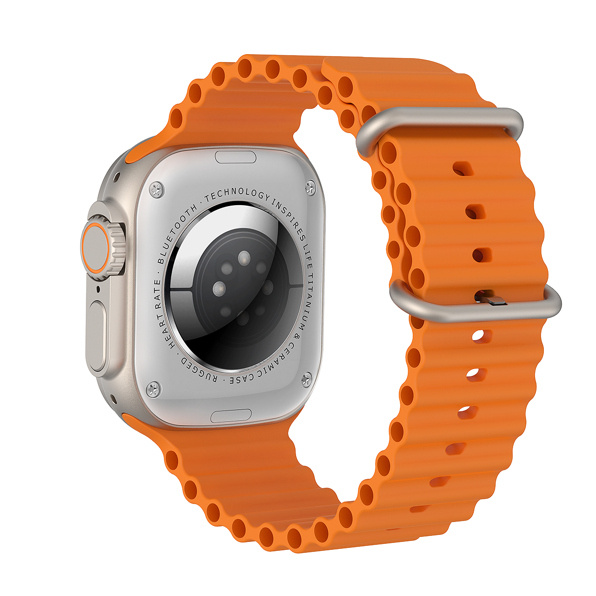 Foto 4 pulgar | Venta Internacional-Smartwatch Balnore 68U color Naranja con Bluetooth