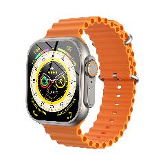 Foto 3 pulgar | Venta Internacional-Reloj Smartwatch Generic Hk8 Naranja con Bluetooth