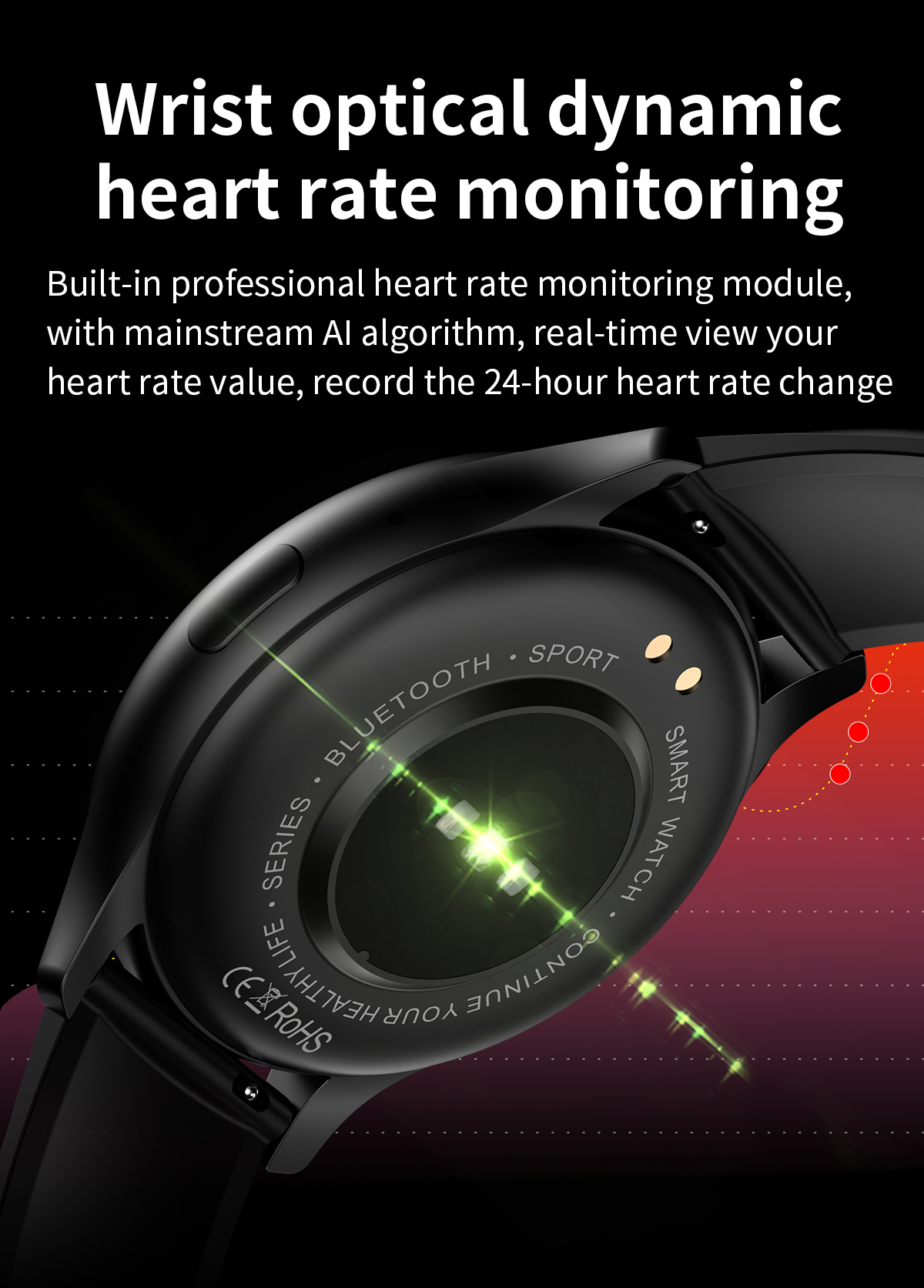 Foto 5 | Venta Internacional- Reloj Inteligente Rosa Amoled HD Bluetooth 1.43''