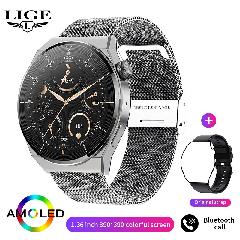 Foto 3 pulgar | Venta Internacional-nuevo Reloj Inteligente Nfc De Lige Para Hombre, Pantalla De