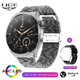 Foto 2 | Venta Internacional-nuevo Reloj Inteligente Nfc De Lige Para Hombre, Pantalla De