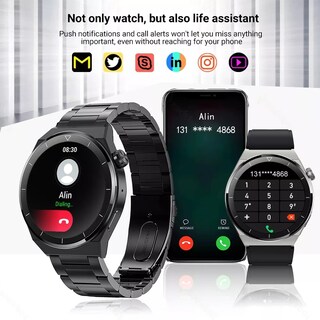 Foto 3 | Venta Internacional-nuevo Reloj Inteligente Nfc De Lige Para Hombre, Pantalla De