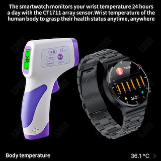 Foto 5 | Venta Internacional- Lige Nuevo Reloj Inteligente 360* 360 Hd para Hombre