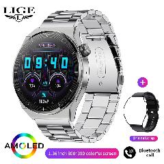 Foto 3 pulgar | Venta Internacional-nuevo Reloj Inteligente Nfc De Lige Para Hombre, Pantalla De