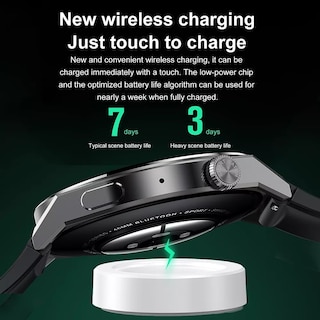 Foto 4 | Venta Internacional-nuevo Reloj Inteligente Nfc De Lige Para Hombre, Pantalla De