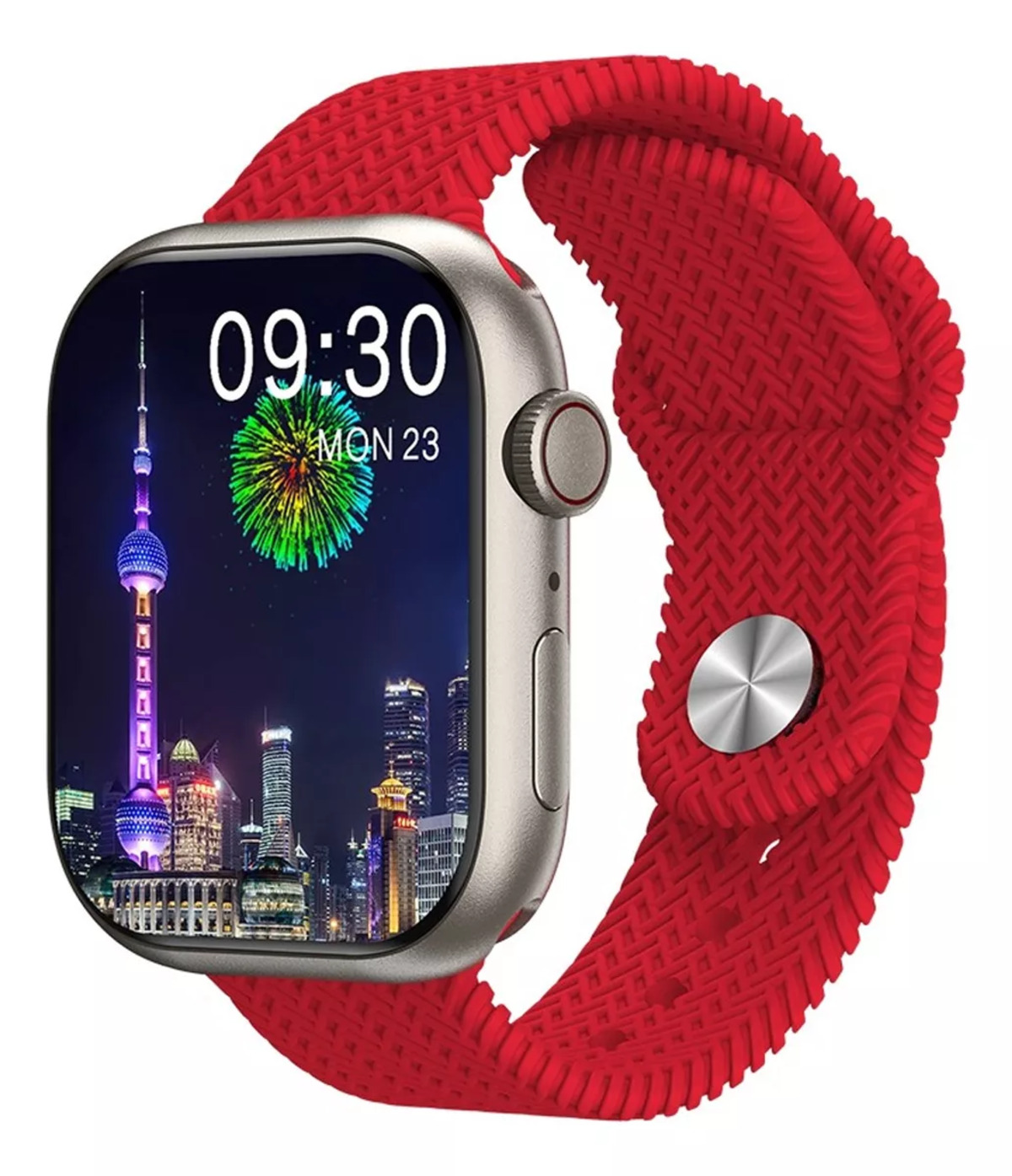 Foto 2 pulgar | Reloj Inteligente Hk9 Pro Max Smart watch Fralugio Amoled Hd Rojo