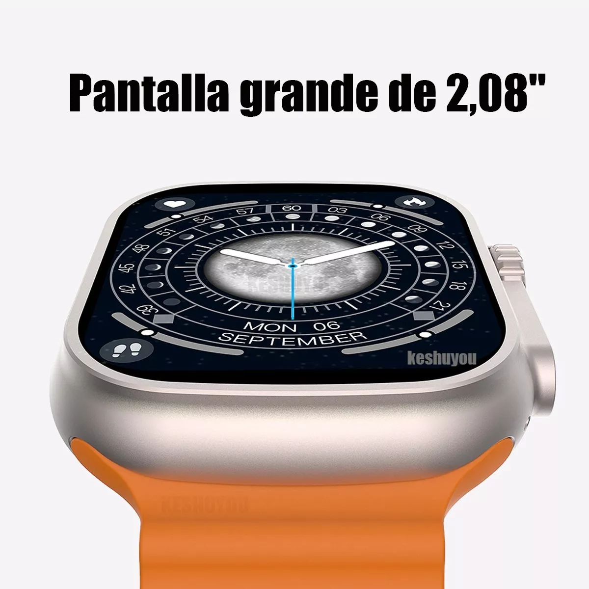 Foto 4 pulgar | Smartwatch S8 Ultra Max Nfc Serie 8 de 49 mm Eo Safe Imports Esi-10687 Naranja