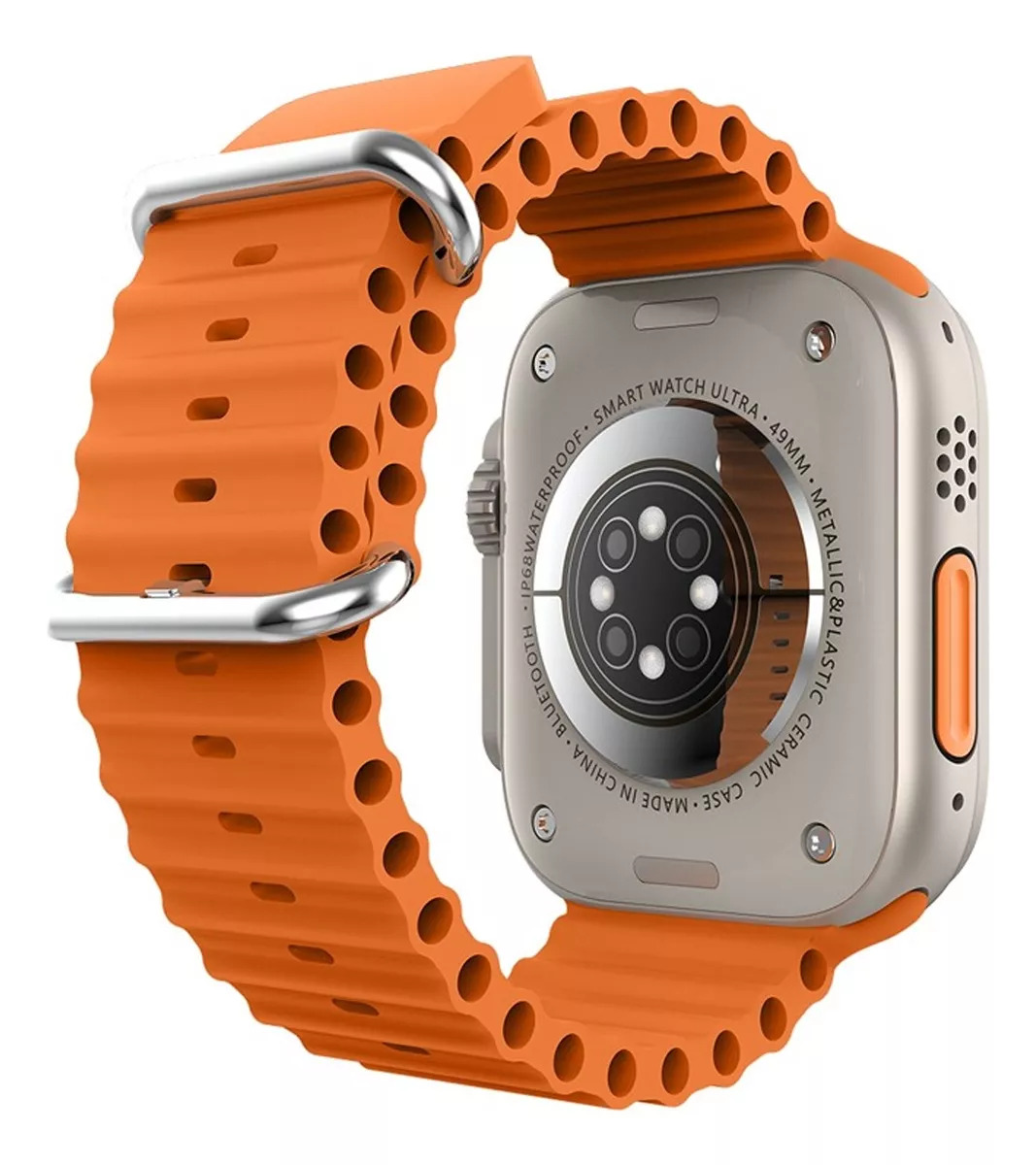 Foto 3 pulgar | Smartwatch M9 Ultra Mini Fralugio Nfc Ips Naranja