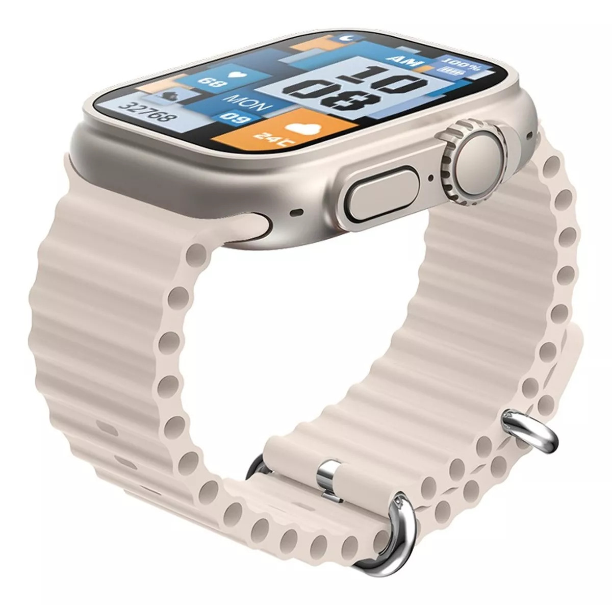 Foto 4 | Smartwatch M9 Ultra Mini Fralugio Nfc Ips Gris