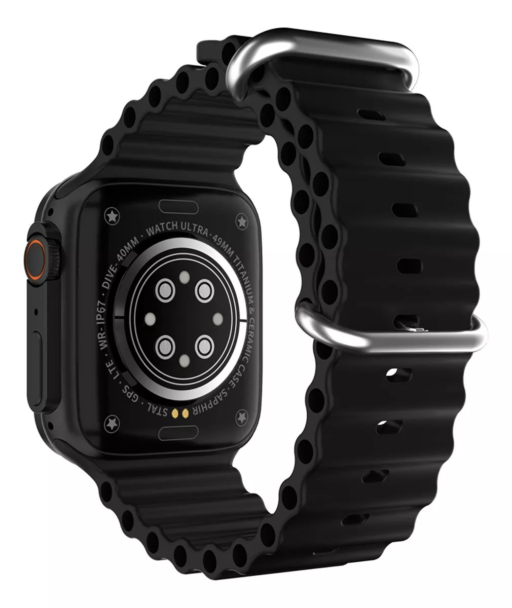 Foto 3 pulgar | Smartwatch I9 Ultra Max Fralugio SPO2 BP Negro