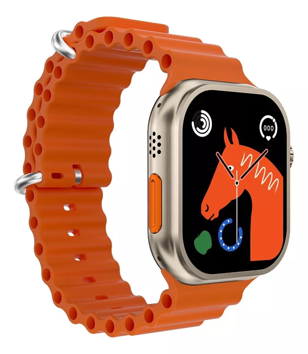 Smartwatch Fralugio Watch 9 Ultra Naranja