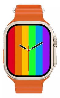 Foto 4 | Smartwatch Fralugio Watch 9 Ultra Naranja