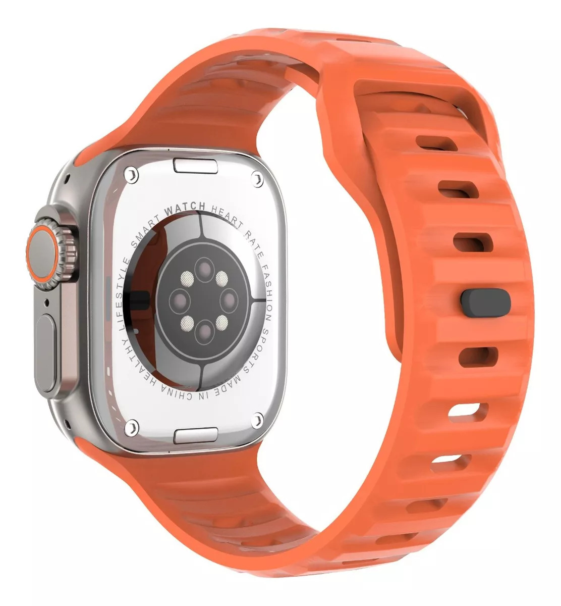 Foto 3 pulgar | Reloj Smartwatch Fralugio Dt8 Ultra Naranja