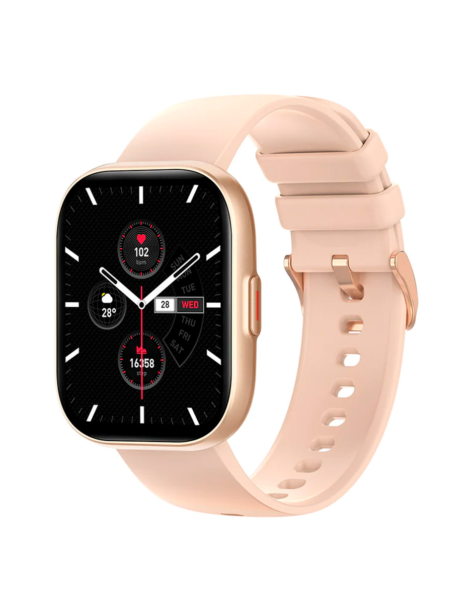 Reloj Inteligente P68 Petukita Box Rosa Pantalla HD de 2.04 Llamadas Bluetooth