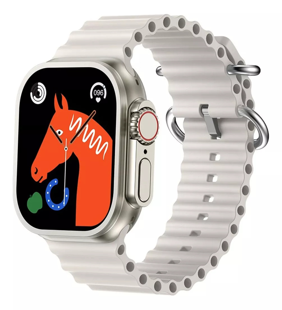 Foto 2 pulgar | Reloj Inteligente Fralugio S9 Ultra Brújula Nfc Gris