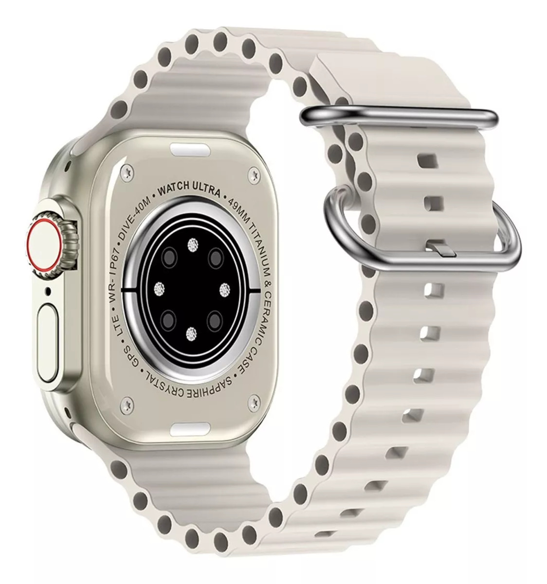 Foto 4 pulgar | Reloj Inteligente Fralugio S9 Ultra Brújula Nfc Gris