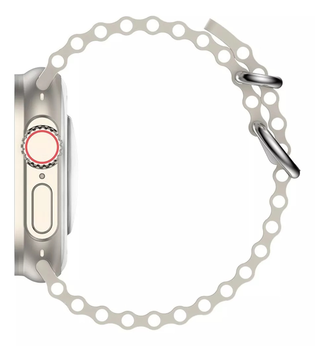 Foto 5 pulgar | Reloj Inteligente Fralugio S9 Ultra Brújula Nfc Gris