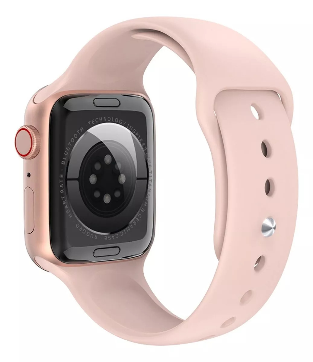 Foto 3 pulgar | Smartwatch Fralugio W29 Pro Dynamic Island 2.2 HD Rosa