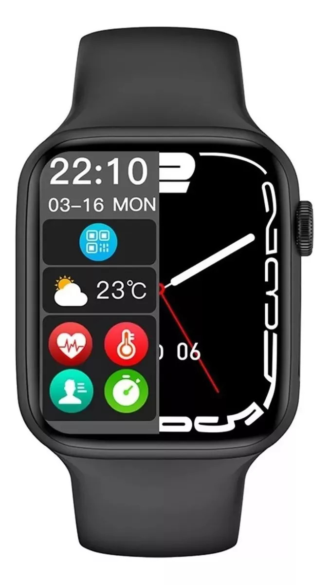 Foto 5 pulgar | Smartwatch Fralugio W29 Pro Dynamic Island 2.2 HD Negro