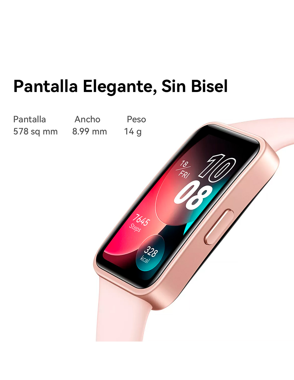 Foto 5 pulgar | Reloj Inteligente Band 8 Plus Petukita Box Unisex Deportiva Rosa