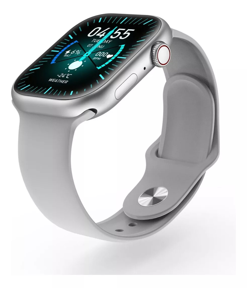 Foto 3 pulgar | Smartwatch GS9 Max Fralugio NFC Retina Display AI Gris