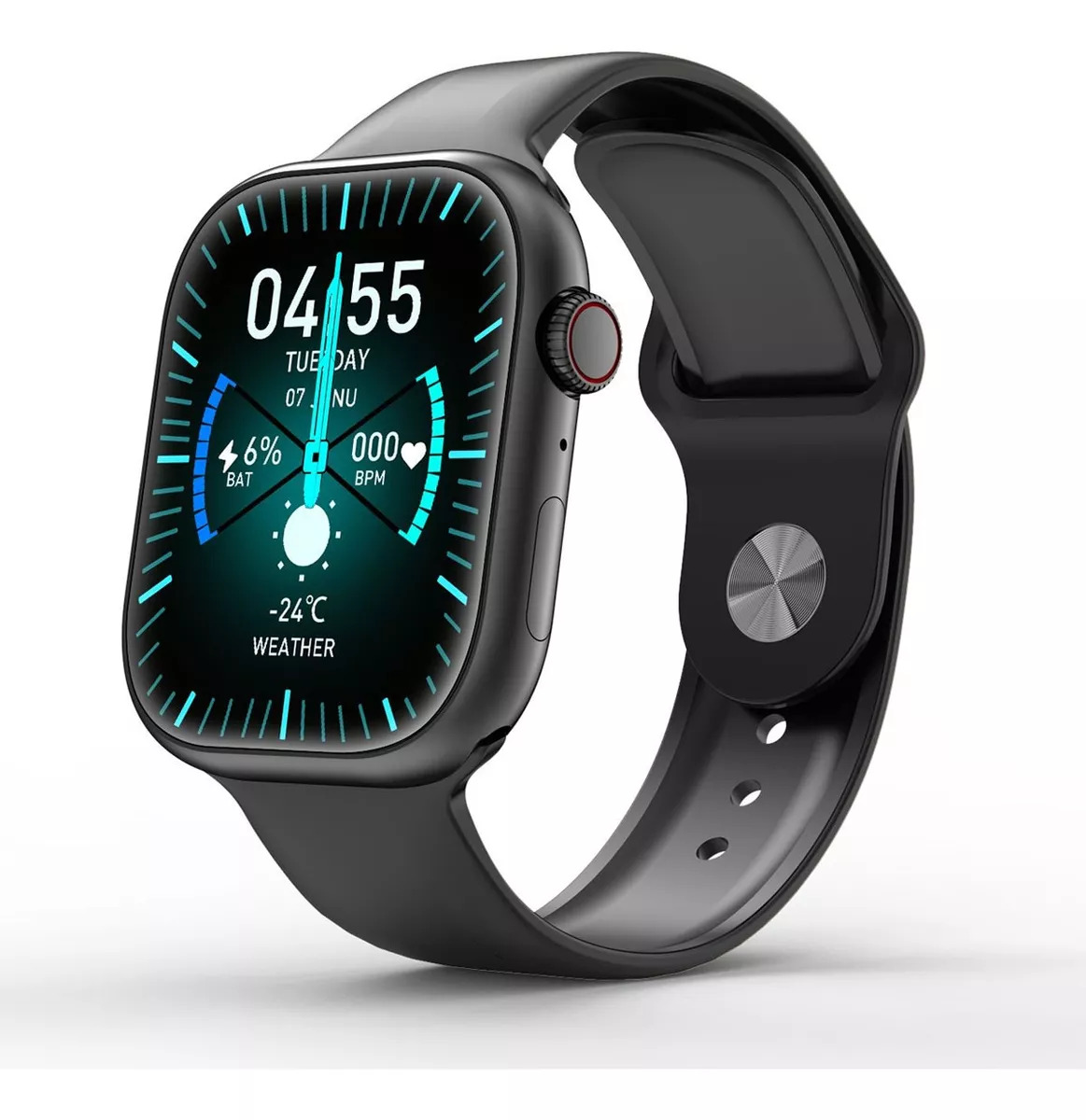 Foto 2 pulgar | Smartwatch Fralugio Gs9 Max Negro con Bluetooth