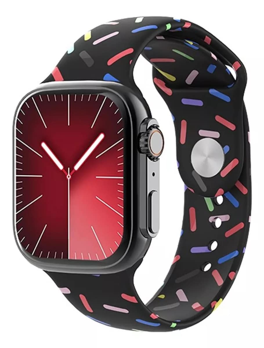 Reloj Inteligente Smartwatch Fralugio T30 Ultra Hr Bp Spo2 Negro $699
