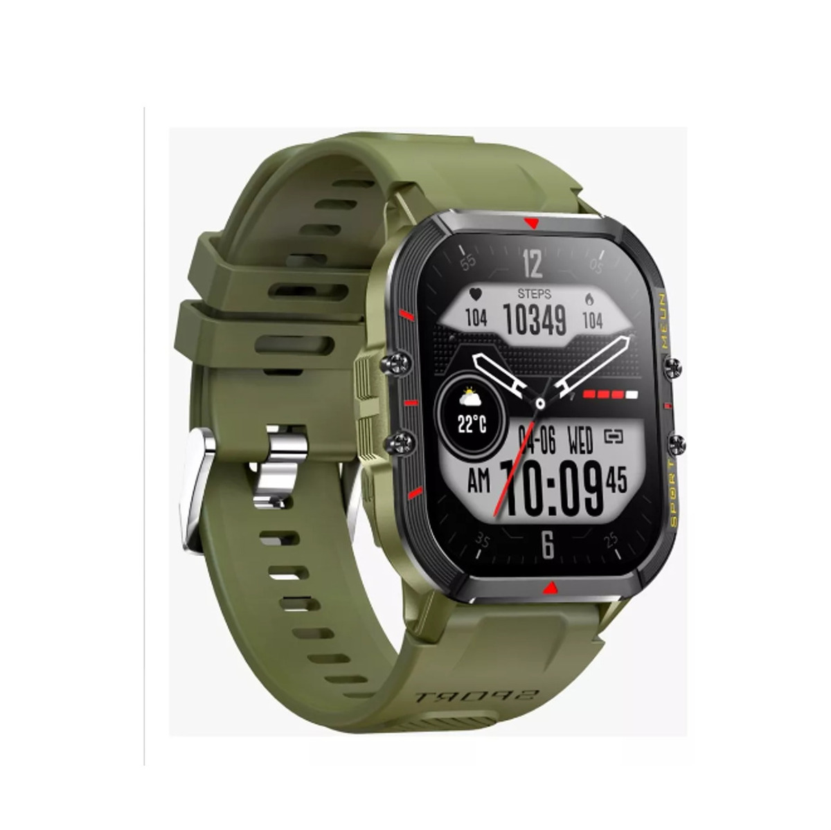 Foto 2 pulgar | Smartwatch Fralugio T21 Verde