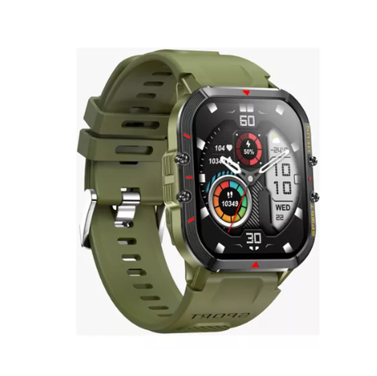 Foto 5 pulgar | Smartwatch Fralugio T21 Verde