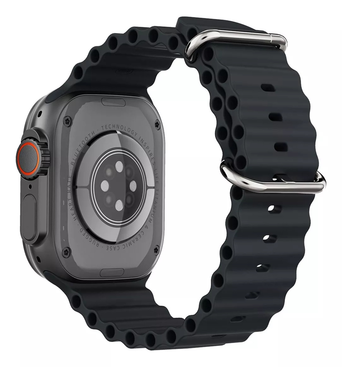 Foto 4 pulgar | Smartwatch Fralugio W69 Negro con Bluetooth