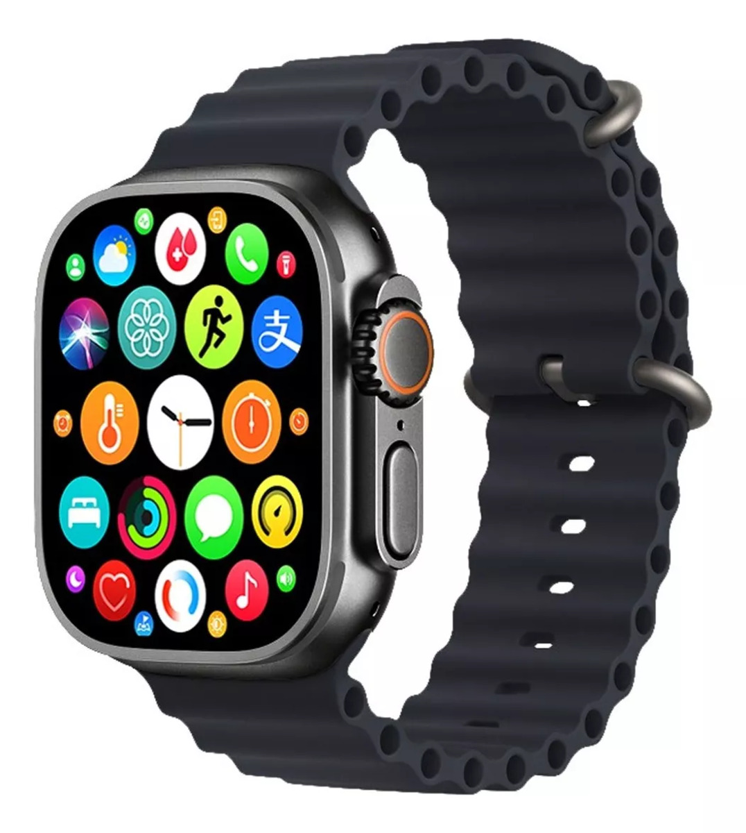 Foto 2 pulgar | Smartwatch Fralugio Gs Ultra 9 Negro con Bluetooth