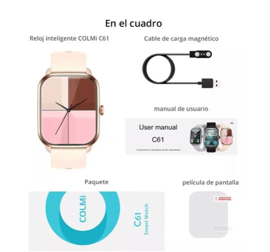 Foto 3 pulgar | Reloj Inteligente Wünd Rosa 1,9 Pulgadas