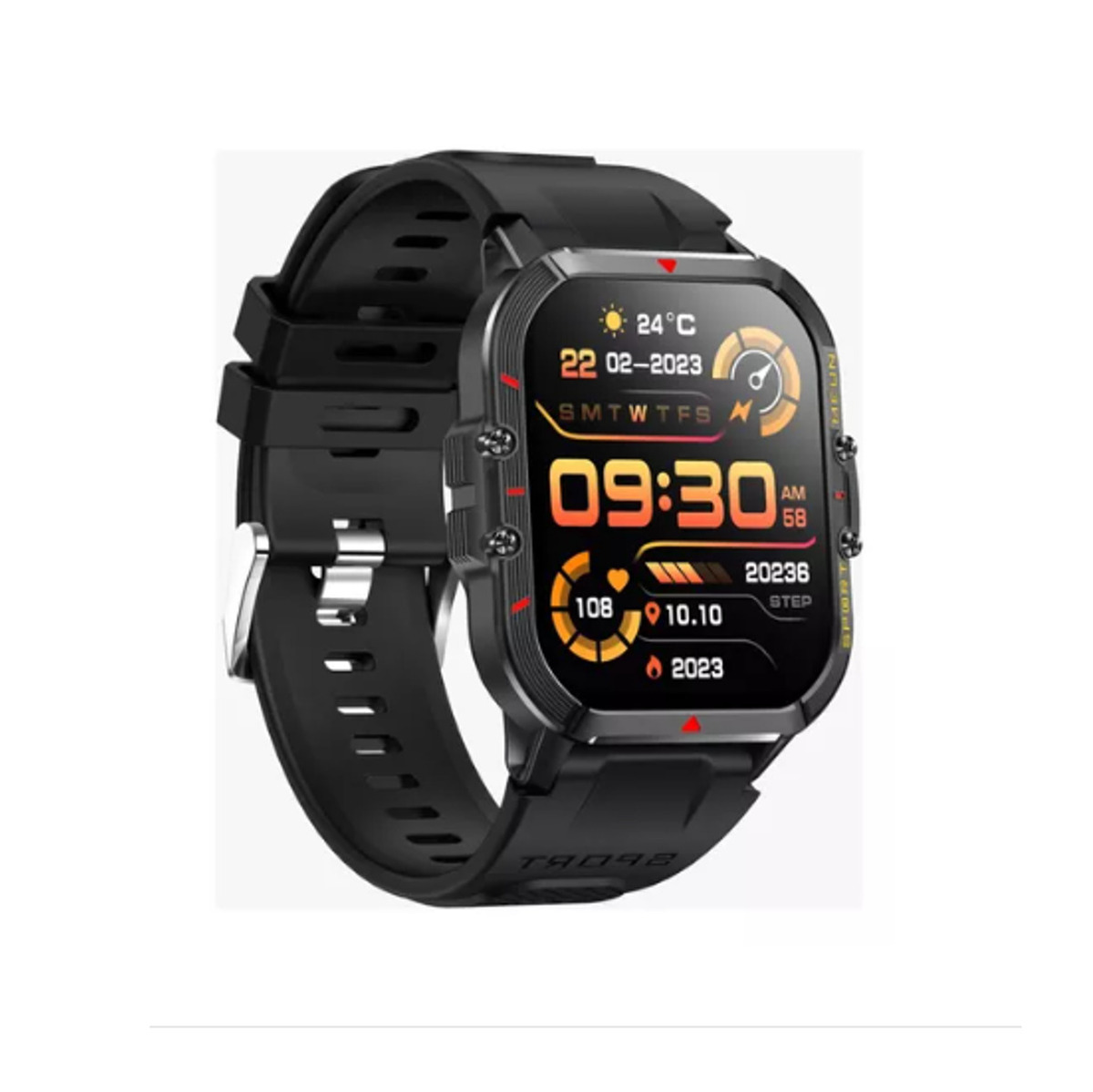 Foto 2 pulgar | Smartwatch Fralugio T21 Negro con Bluetooth