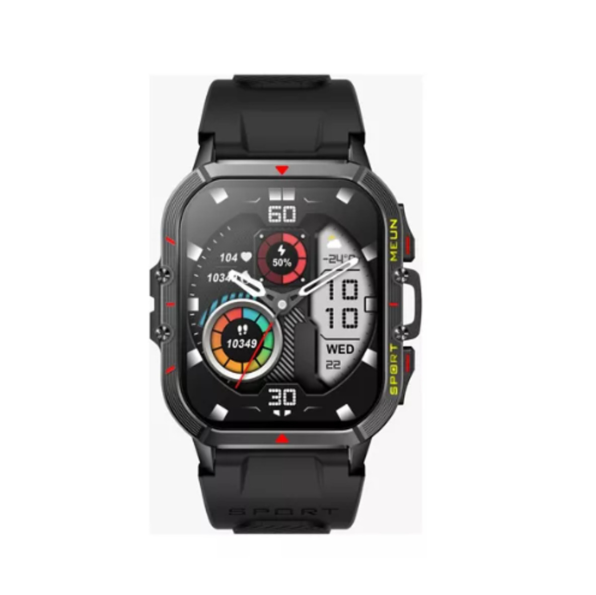 Foto 4 pulgar | Smartwatch Fralugio T21 Negro con Bluetooth