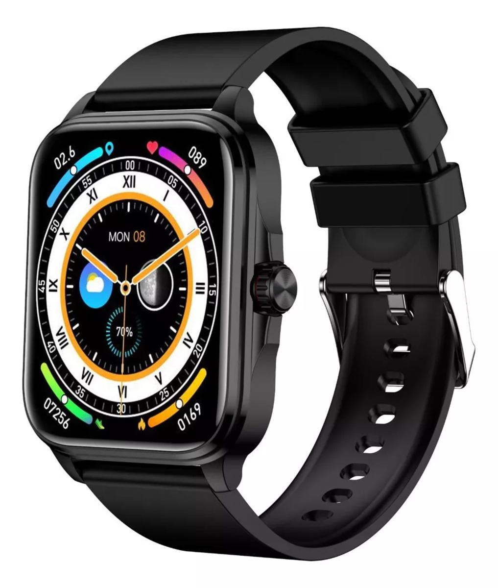 Foto 2 pulgar | Smart Watch Reloj Inteligente Fralugio T90 Colors Glucosa Hr Negro