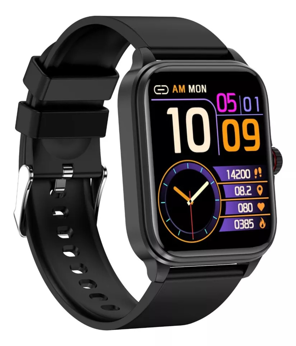 Foto 4 pulgar | Smart Watch Reloj Inteligente Fralugio T90 Colors Glucosa Hr Negro