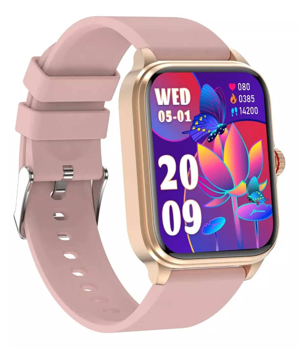 Foto 2 pulgar | Smart Watch Reloj Inteligente Fralugio T90 Colors Glucosa Hr Rosa